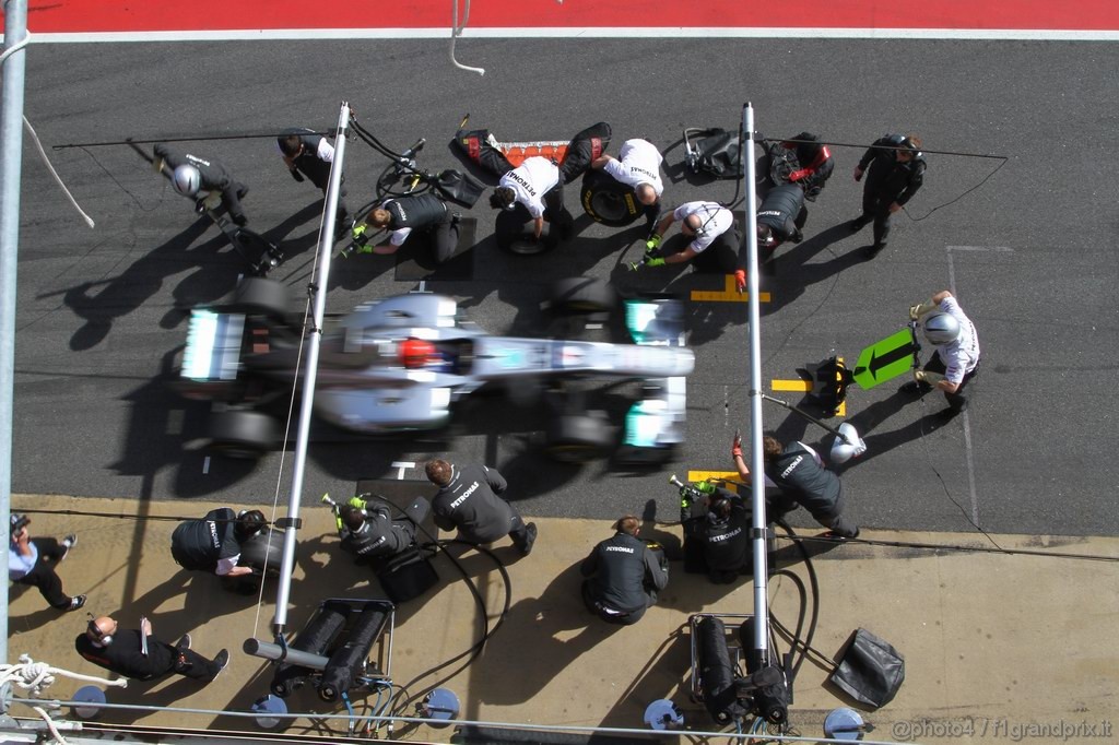 Barcelona Test Febbraio 2011, 21.02.2011- Michael Schumacher (GER), Mercedes GP Petronas F1 Team, MGP W02 