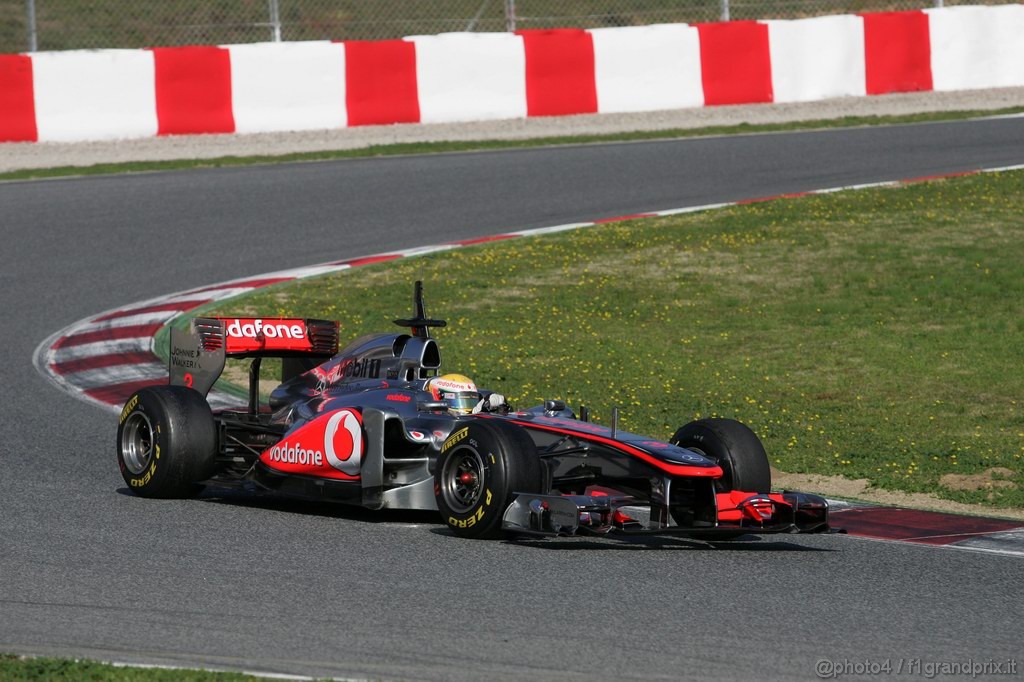 Barcelona Test Febbraio 2011, 21.02.2011- Lewis Hamilton (GBR), McLaren  Mercedes, MP4-26 