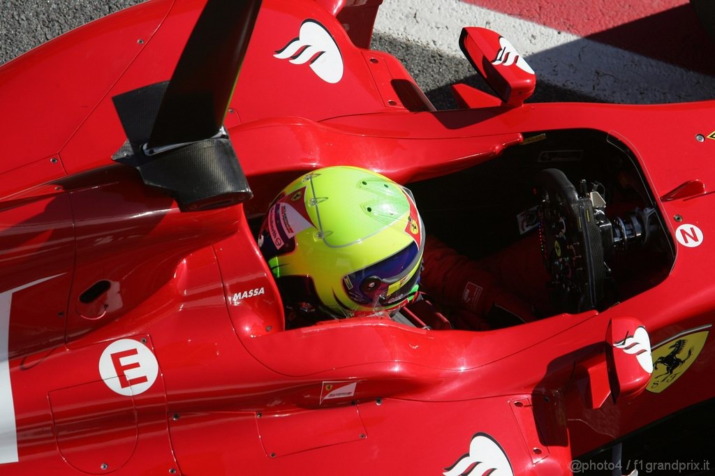 Barcelona Test Febbraio 2011, 21.02.2011- Felipe Massa (BRA), Ferrari, F-150 Italia 