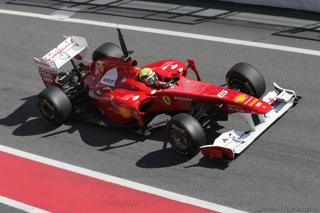 Barcelona Test Febbraio 2011, 21.02.2011- Felipe Massa (BRA), Ferrari, F-150 Italia 