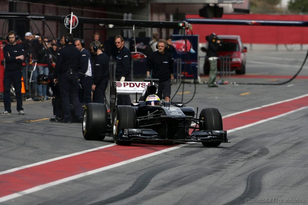 Barcelona Test Febbraio 2011, 21.02.2011 - Pastor Maldonado (VEN), Williams FW33 