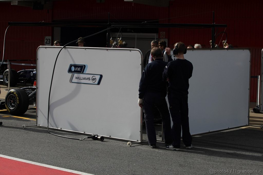 Barcelona Test Febbraio 2011, 21.02.2011 - Pastor Maldonado (VEN), Williams FW33 