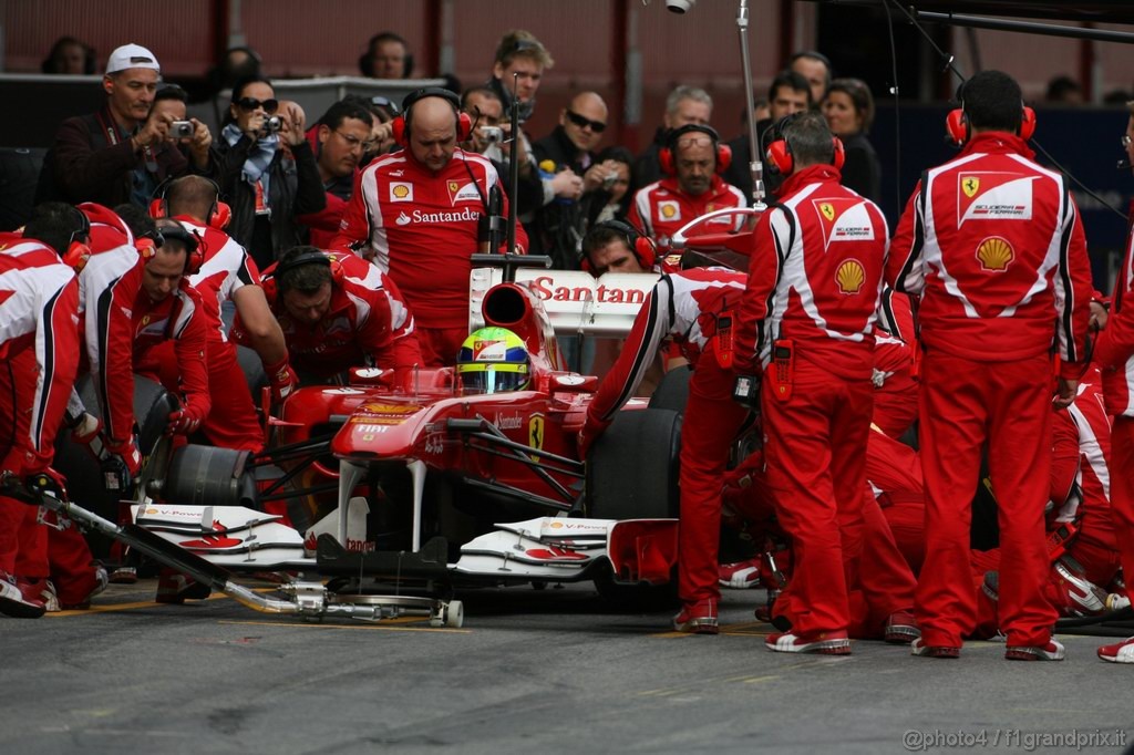 Barcelona Test Febbraio 2011, 21.02.2011 - Felipe Massa (BRA), Ferrari, F-150 Italia 