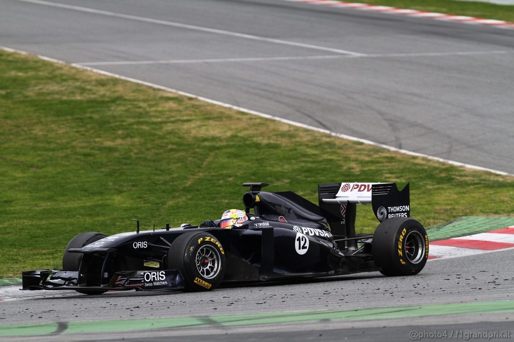 Barcelona Test Febbraio 2011, 21.02.2011- Pastor Maldonado (VEN), Williams FW33 