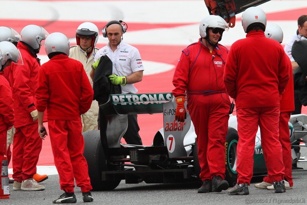 Barcelona Test Febbraio 2011, 21.02.2011- Michael Schumacher (GER), Mercedes GP Petronas F1 Team, MGP W02 