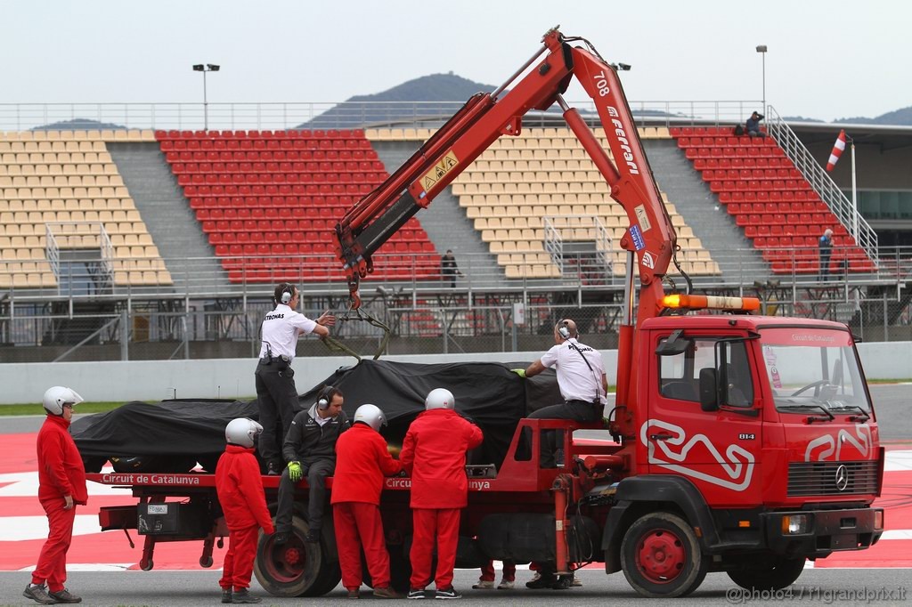 Barcelona Test Febbraio 2011, 21.02.2011- Jerome D'Ambrosio (BEL), Marussia Virgin Racing VR-02 