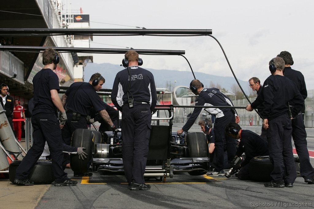 Barcelona Test Febbraio 2011, 21.02.2011- Pastor Maldonado (VEN), Williams FW33 