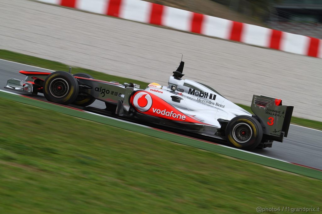 Barcelona Test Febbraio 2011, 21.02.2011- Lewis Hamilton (GBR), McLaren  Mercedes, MP4-26 