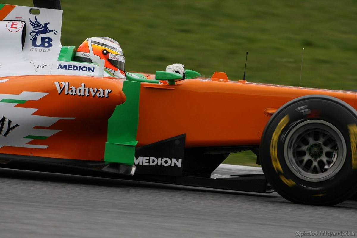 Barcelona Test Marzo 2011, 08.03.2011- Nico Hulkenberg (GER), Force India F1 Team, Test Driver 