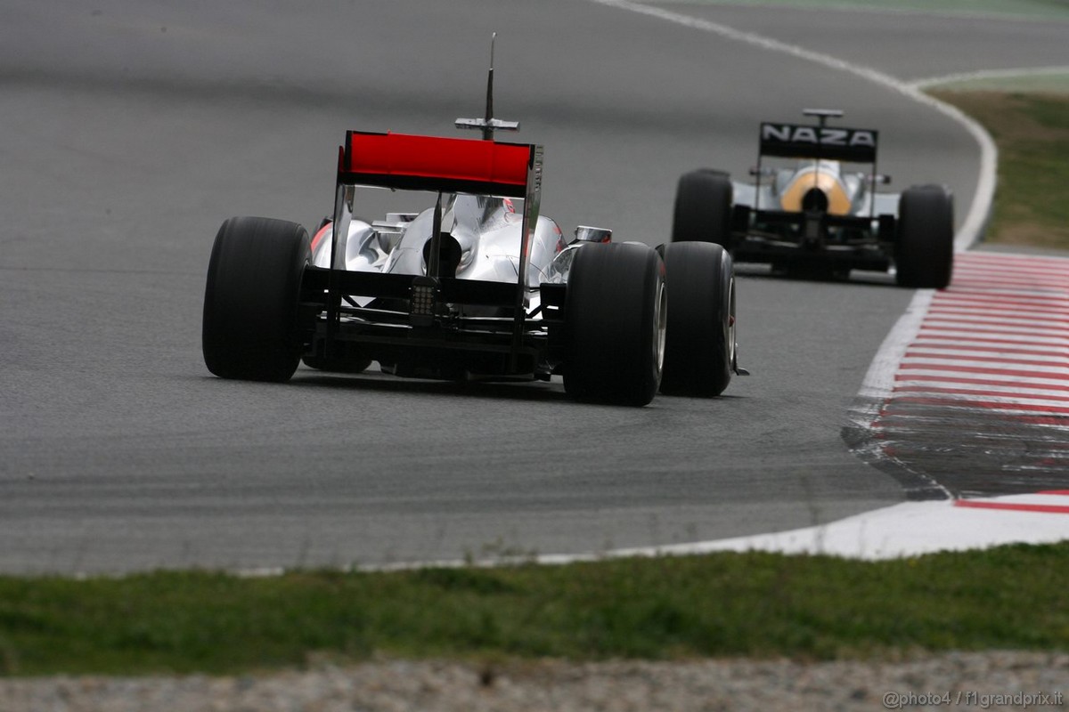Barcelona Test Marzo 2011, 08.03.2011- Jenson Button (GBR), McLaren  Mercedes, MP4-26 