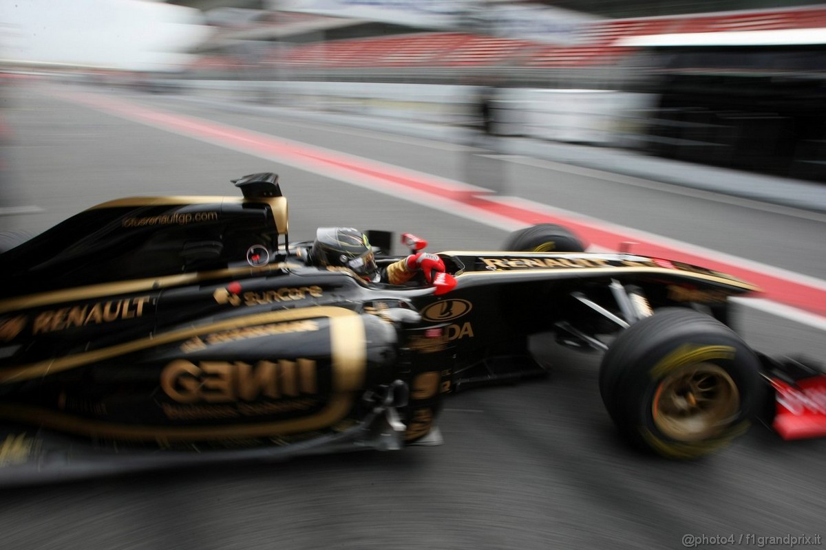Barcelona Test Marzo 2011, 08.03.2011- Nick Heidfeld (GER) Lotus Renault GP R31  