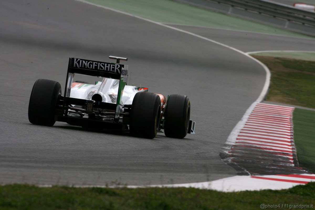 Barcelona Test Marzo 2011, 08.03.2011- Nico Hulkenberg (GER), Force India F1 Team, Test Driver 