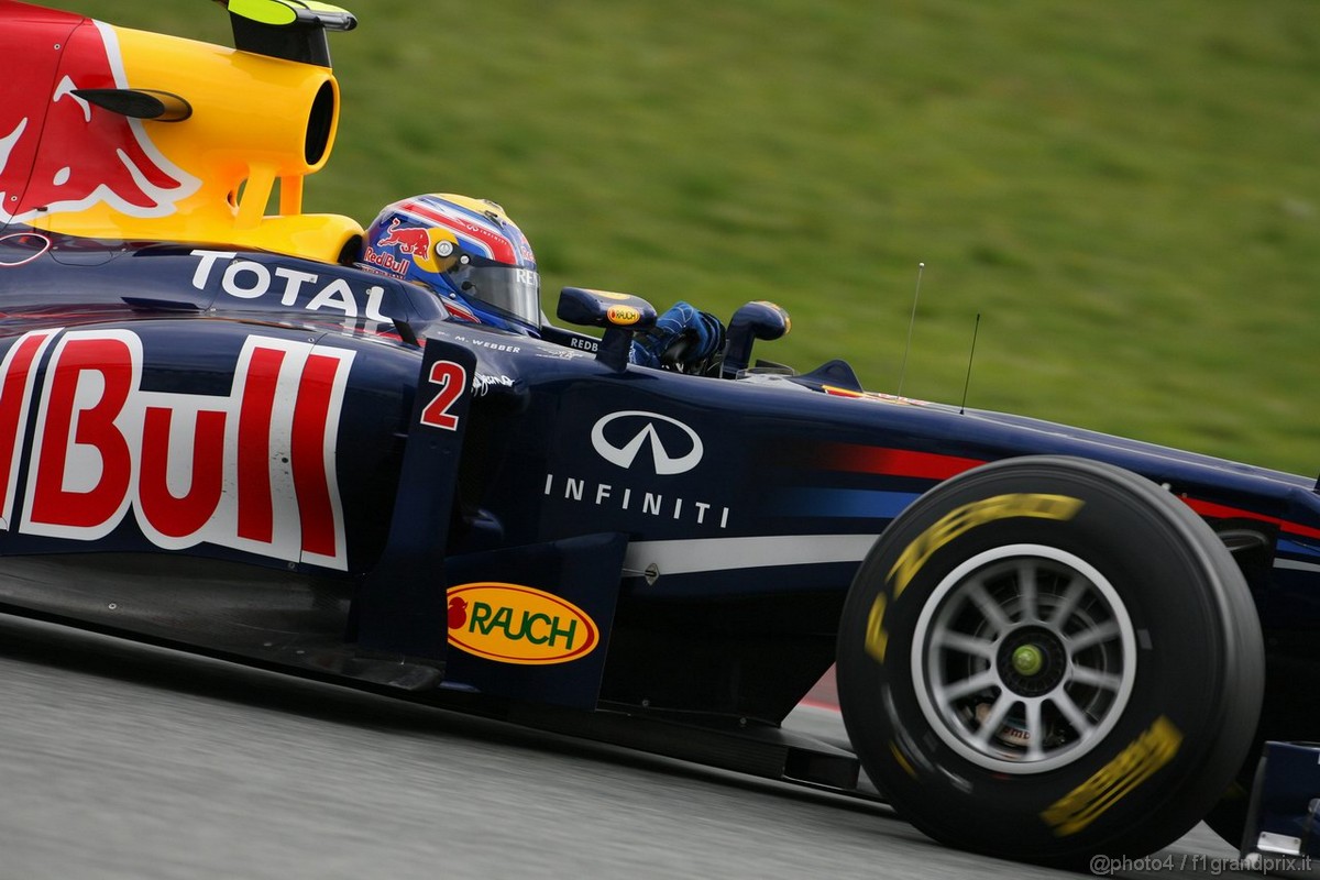 Barcelona Test Marzo 2011, 08.03.2011- Mark Webber (AUS), Red Bull Racing, RB7 