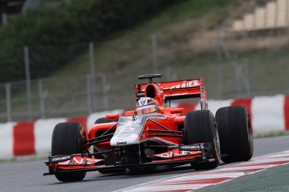 Barcelona Test Marzo 2011, 08.03.2011- Jerome D'Ambrosio (BEL), Marussia Virgin Racing VR-02 