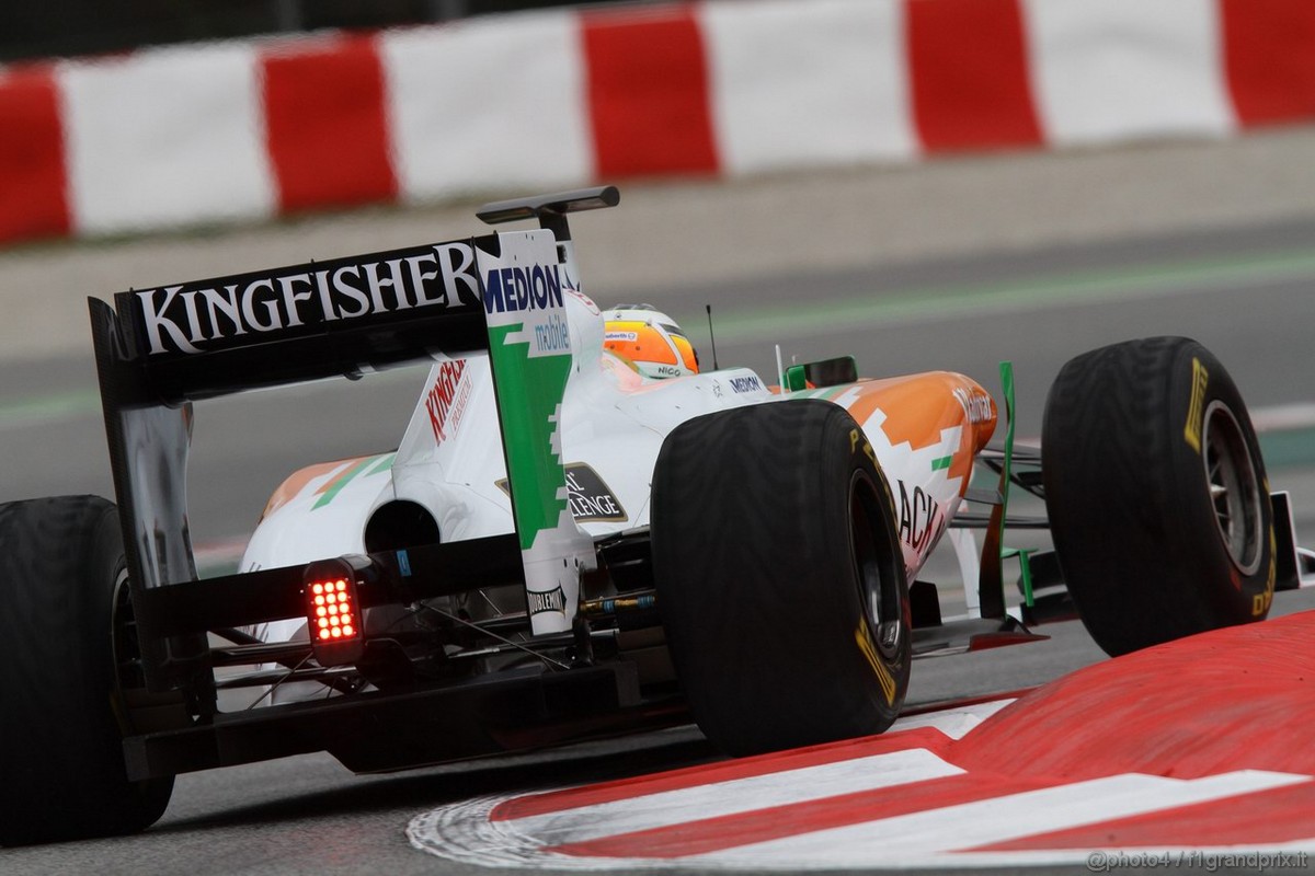 Barcelona Test Marzo 2011, 08.03.2011- Nico Hulkenberg (GER), Force India F1 Team, Test Driver 