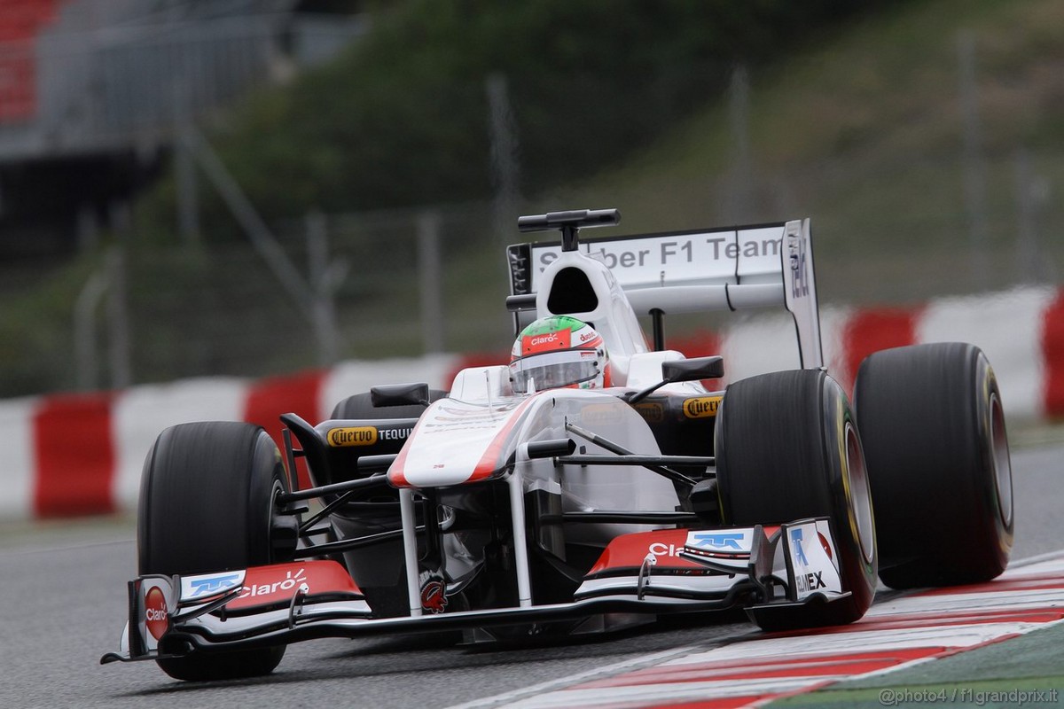 Barcelona Test Marzo 2011, 08.03.2011- Sergio Pérez (MEX), Sauber F1 Team C30 
