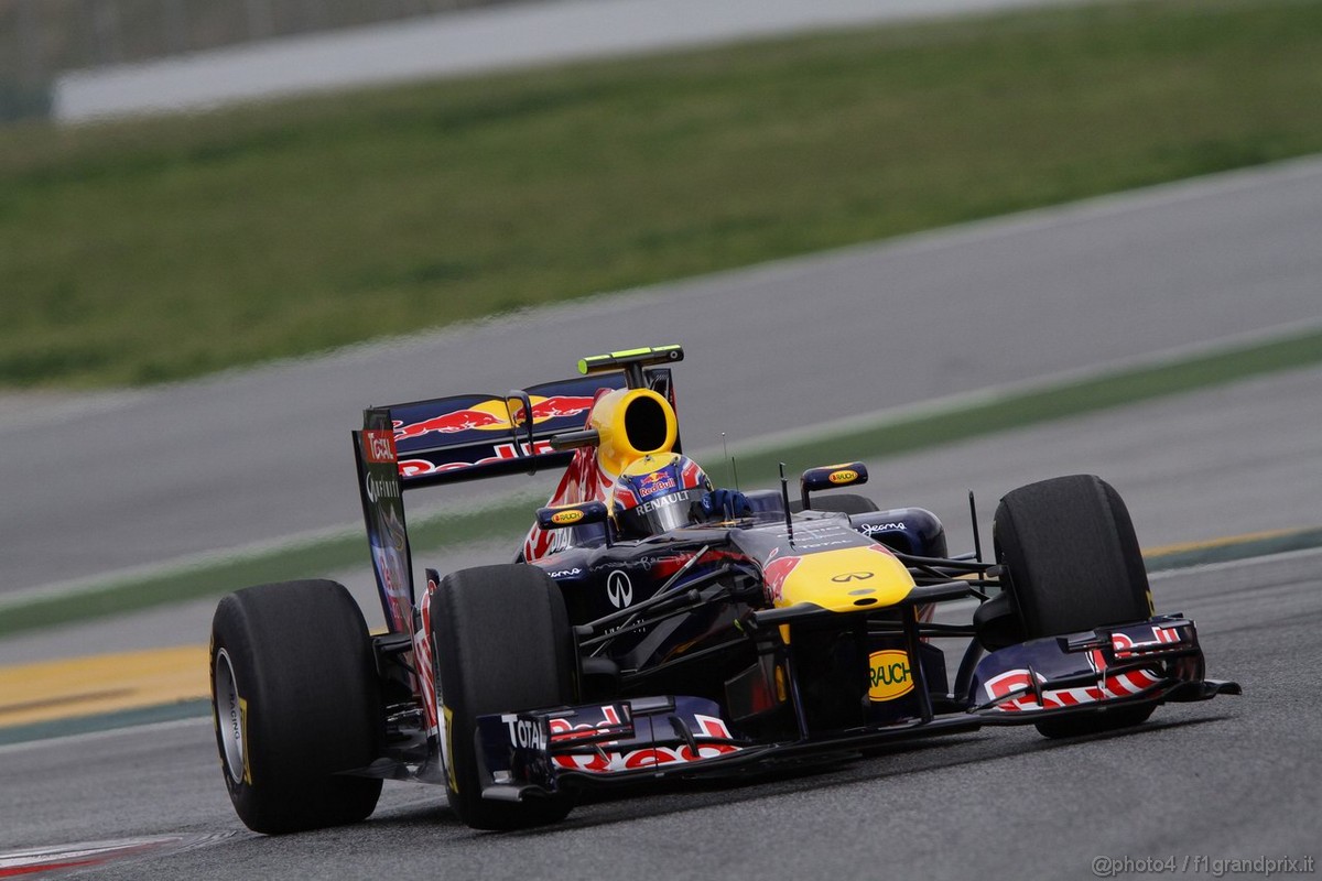 Barcelona Test Marzo 2011, 08.03.2011- Mark Webber (AUS), Red Bull Racing, RB7 