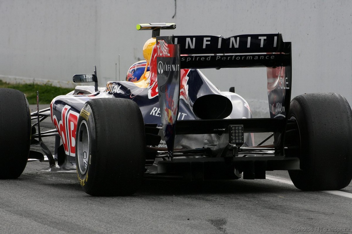 Barcelona Test Marzo 2011, 08.03.2011- Mark Webber (AUS), Red Bull Racing, RB7 
