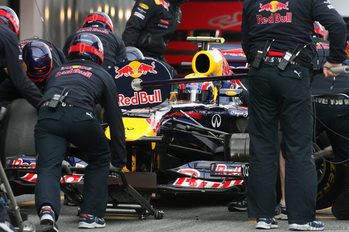 Barcelona Test Marzo 2011, 08.03.2011- Mark Webber (AUS), Red Bull Racing, RB7 