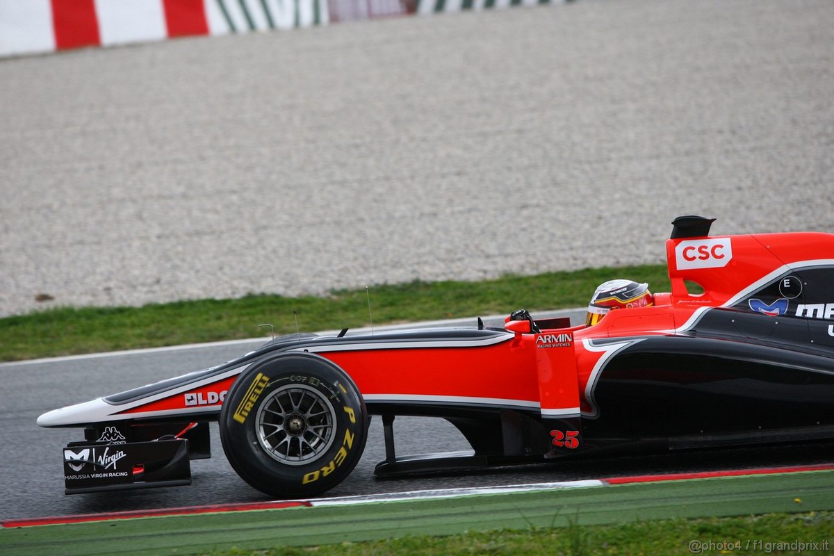 Barcelona Test Marzo 2011, 08.03.2011- Jerome D'Ambrosio (BEL), Marussia Virgin Racing VR-02 