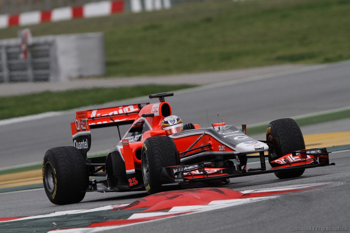 Barcelona Test Marzo 2011, 08.03.2011- Jerome D'Ambrosio (BEL), Marussia Virgin Racing VR-02 