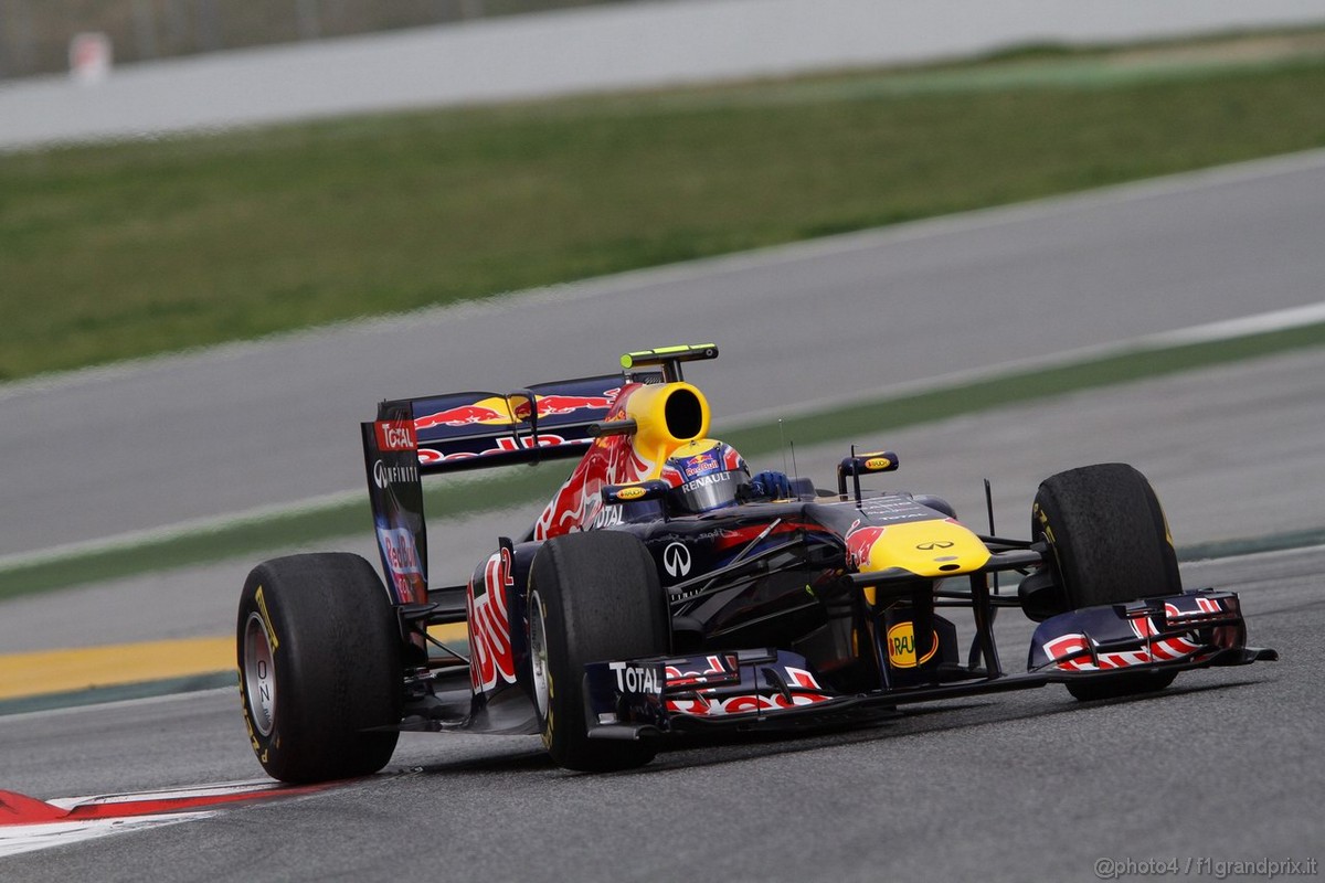 Barcelona Test Marzo 2011, 08.03.2011- Mark Webber (AUS), Red Bull Racing, RB7 