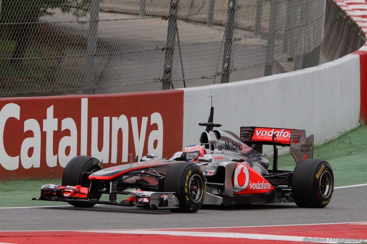 Barcelona Test Marzo 2011, 08.03.2011- Jenson Button (GBR), McLaren  Mercedes, MP4-26 