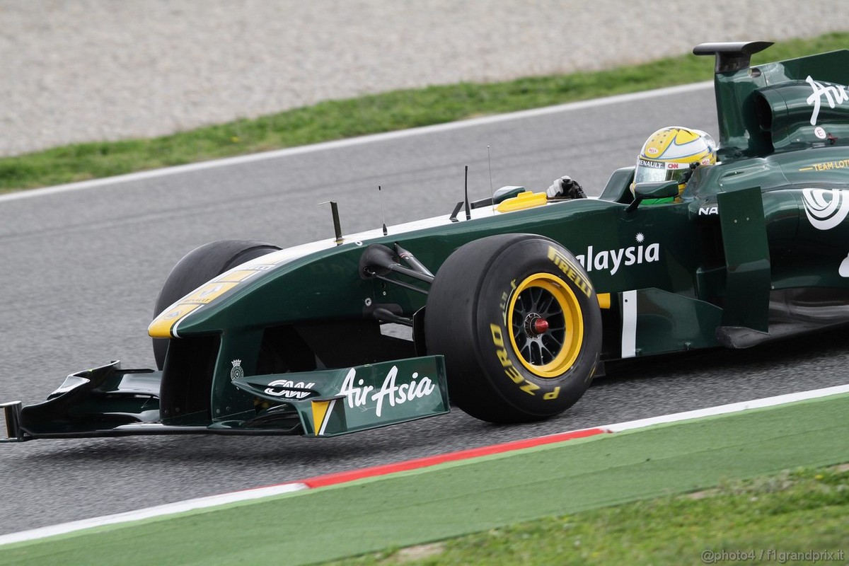 Barcelona Test Marzo 2011, 08.03.2011- Luiz Razia (BRA), Test Driver, Team Lotus, TL11  