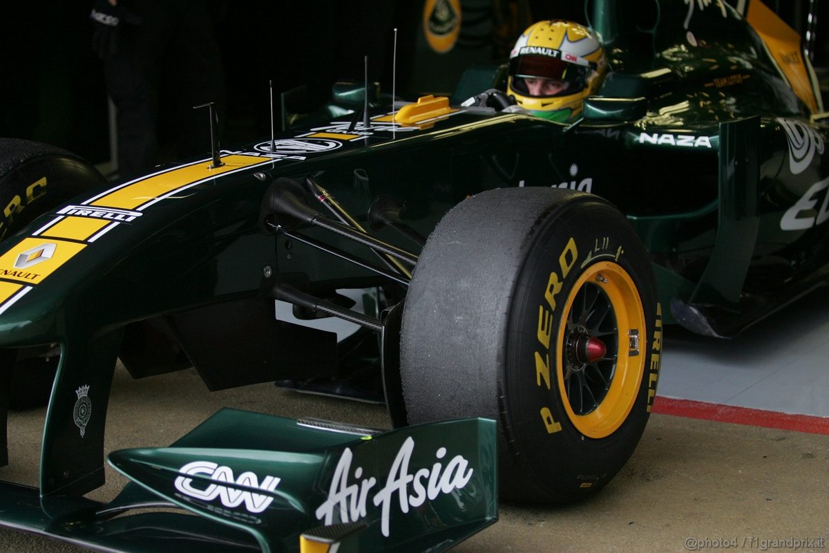 Barcelona Test Marzo 2011, 08.03.2011- Luiz Razia (BRA), Test Driver, Team Lotus, TL11  