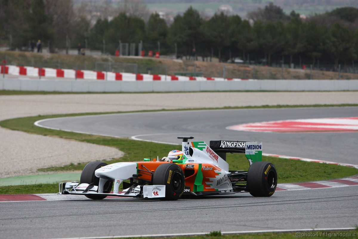 Barcelona Test Marzo 2011, 09.03.2011- Nico Hulkenberg (GER), Force India F1 Team, Test Driver 