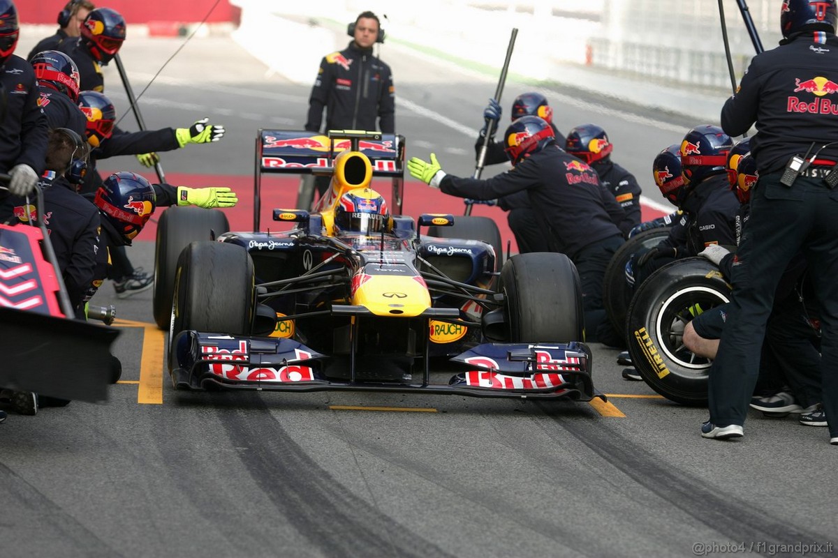 Barcelona Test Marzo 2011, 09.03.2011- Mark Webber (AUS), Red Bull Racing, RB7 