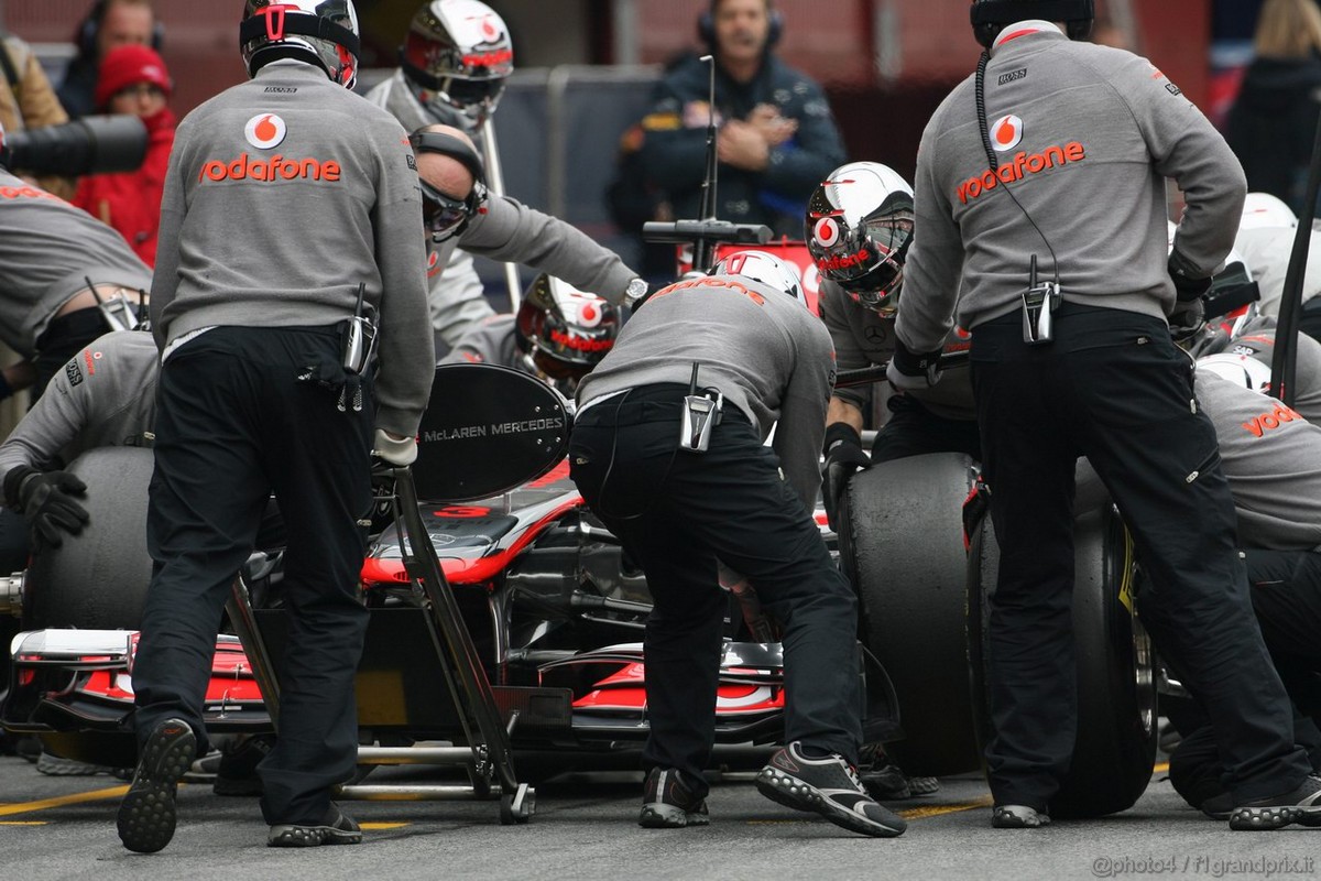 Barcelona Test Marzo 2011, 09.03.2011- Lewis Hamilton (GBR), McLaren  Mercedes, MP4-26 
