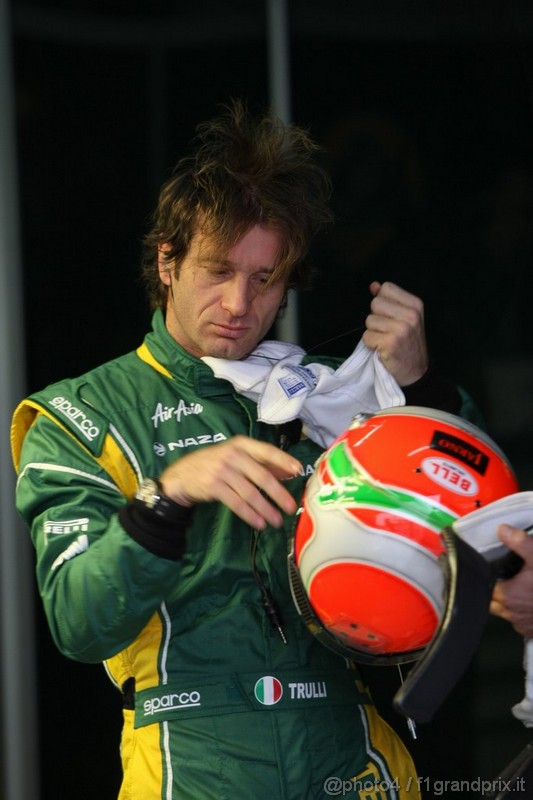 Barcelona Test Marzo 2011, 09.03.2011- Jarno Trulli (ITA), Team Lotus, TL11 