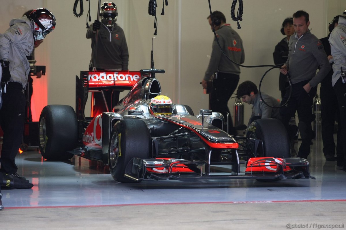 Barcelona Test Marzo 2011, 09.03.2011- Lewis Hamilton (GBR), McLaren  Mercedes, MP4-26 