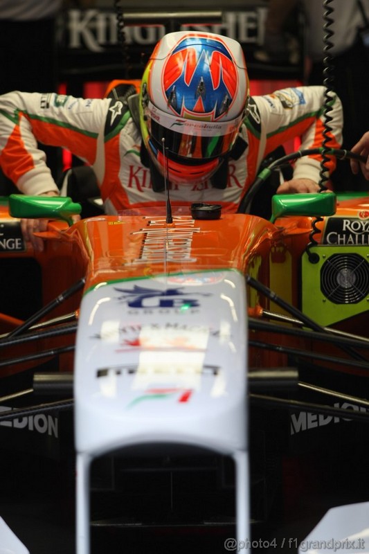 Barcelona Test Marzo 2011, 09.03.2011- Paul di Resta (GBR) Force India VJM04 