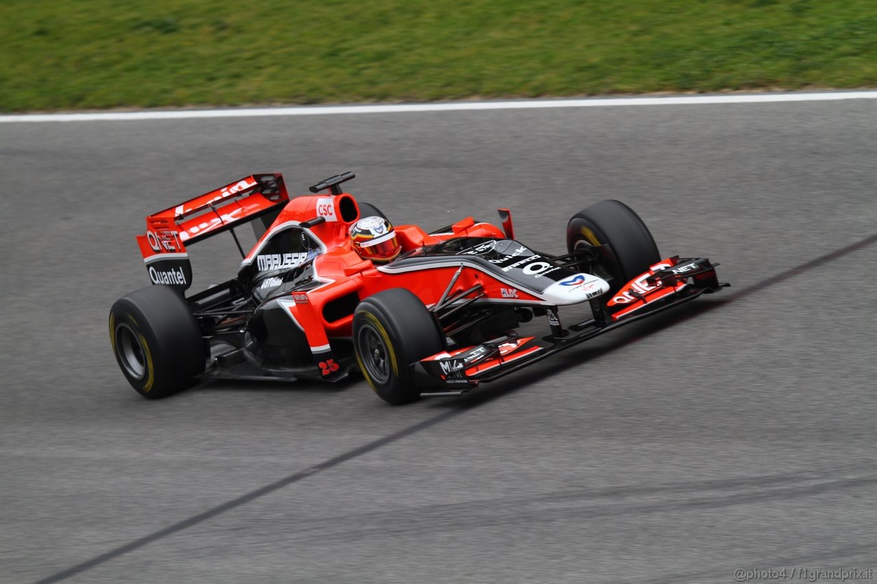 Barcelona Test Marzo 2011, 09.03.2011- Jerome D'Ambrosio (BEL), Marussia Virgin Racing VR-02 