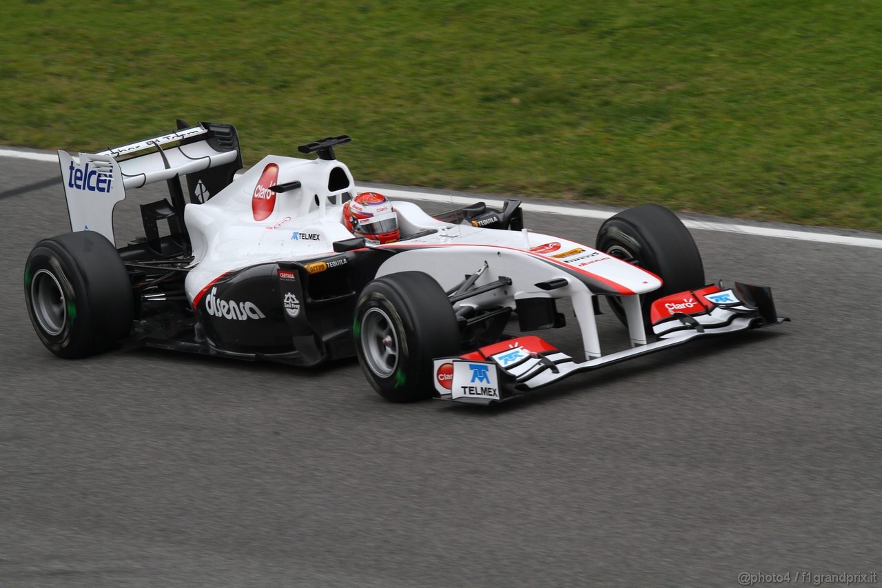 Barcelona Test Marzo 2011, 09.03.2011- Kamui Kobayashi (JAP), Sauber F1 Team C30 