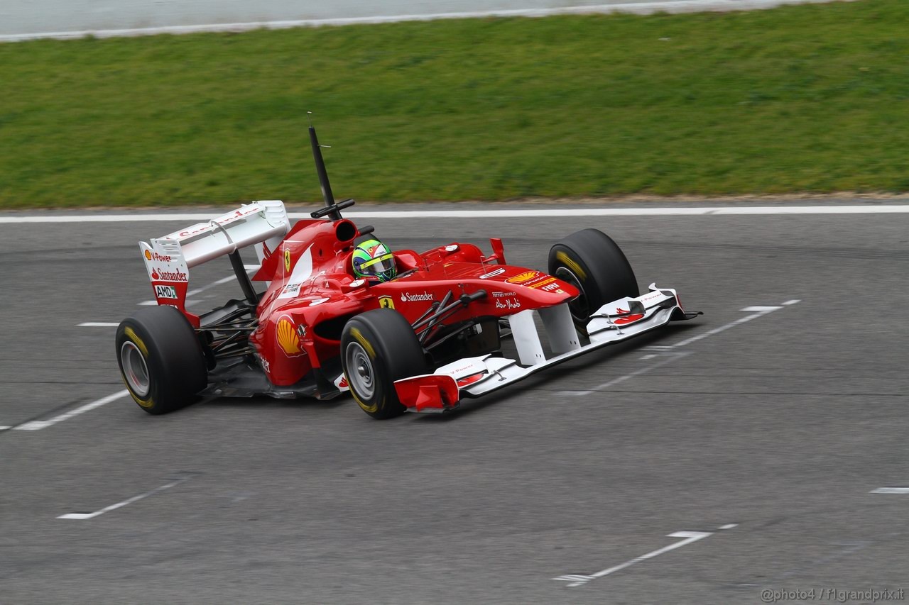 Barcelona Test Marzo 2011, 09.03.2011- Felipe Massa (BRA), Ferrari, F-150 Italia 