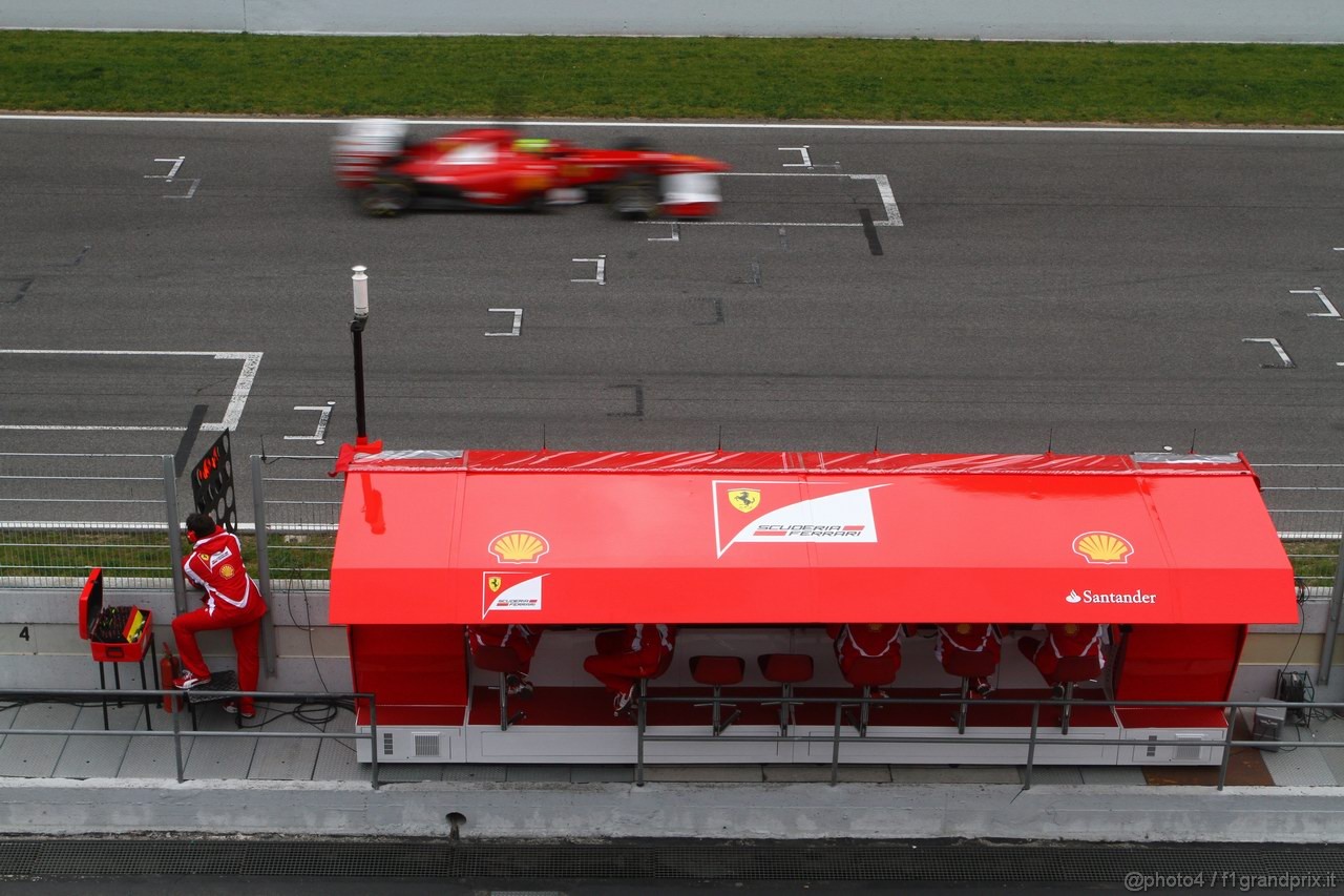Barcelona Test Marzo 2011, 09.03.2011- Felipe Massa (BRA), Ferrari, F-150 Italia 