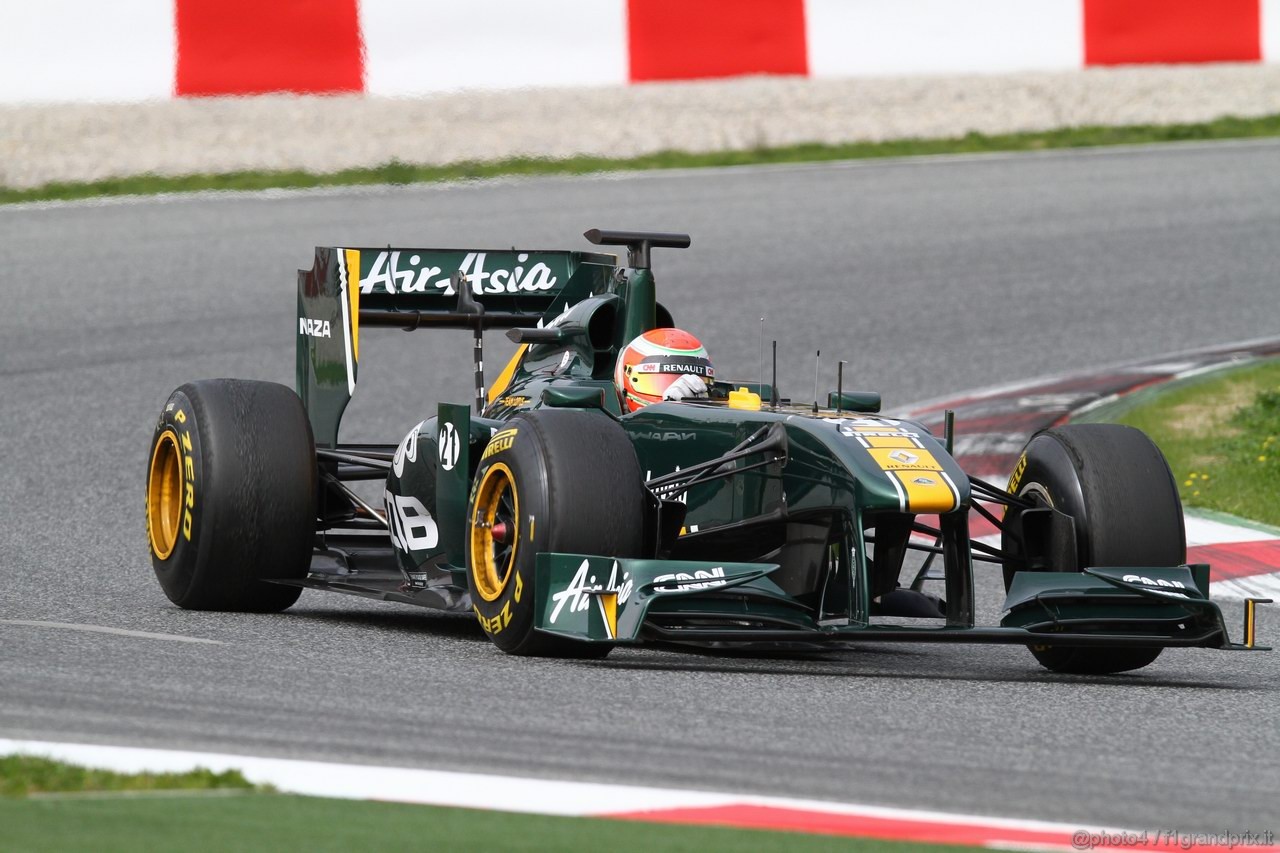 Barcelona Test Marzo 2011, 09.03.2011- Jarno Trulli (ITA), Team Lotus, TL11 