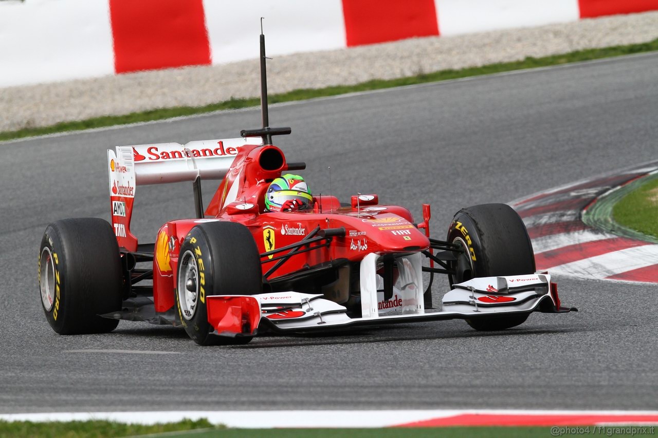 Barcelona Test Marzo 2011, 09.03.2011- Felipe Massa (BRA), Ferrari, F-150 Italia 