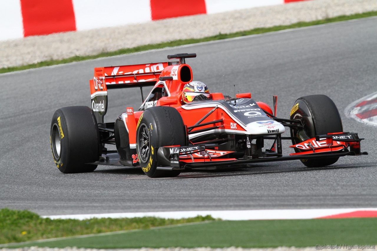 Barcelona Test Marzo 2011, 09.03.2011- Jerome D'Ambrosio (BEL), Marussia Virgin Racing VR-02 
