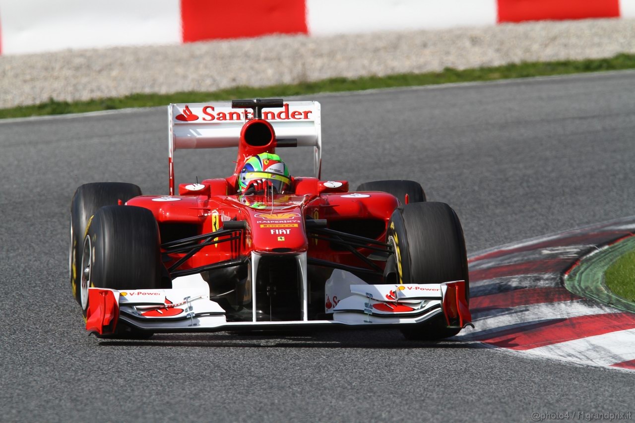 Barcelona Test Marzo 2011, 09.03.2011- Felipe Massa (BRA), Ferrari, F-150 Italia 