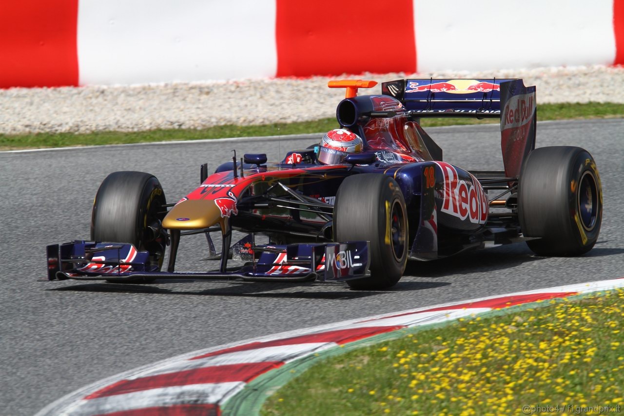 Barcelona Test Marzo 2011, 09.03.2011- Sébastien Buemi (SUI), Scuderia Toro Rosso, STR6 