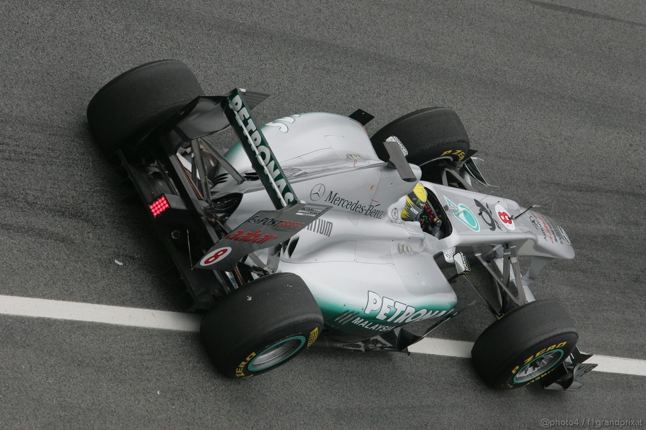 Barcelona Test Marzo 2011, 09.03.2011- Nico Rosberg (GER), Mercedes GP Petronas F1 Team, MGP W02 