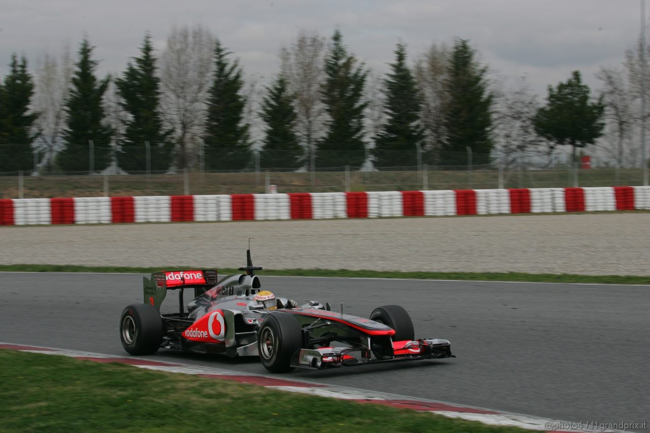Barcelona Test Marzo 2011, 09.03.2011- Lewis Hamilton (GBR), McLaren  Mercedes, MP4-26 