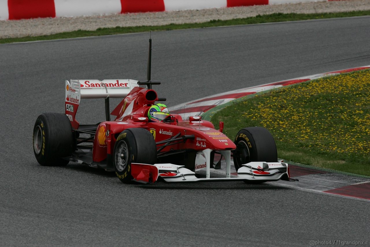 Barcelona Test Marzo 2011, 09.03.2011- Felipe Massa (BRA), Ferrari, F-150 Italia 
