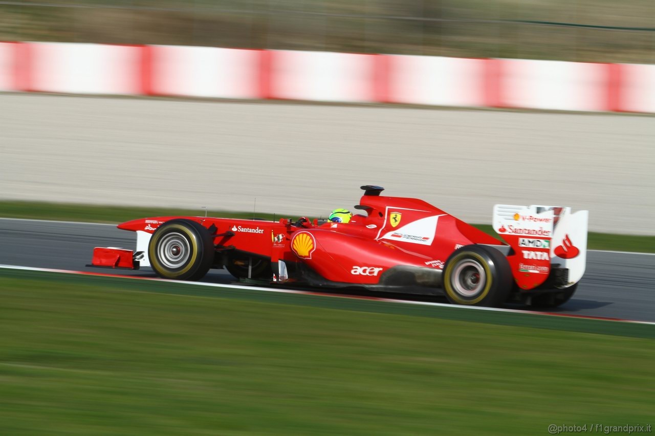 Barcelona Test Marzo 2011, 09.03.2011- Felipe Massa (BRA), Ferrari, F-150 Italia 