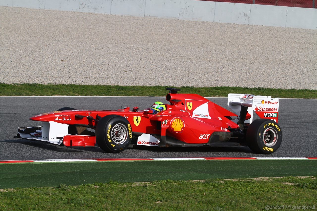 Barcelona Test Marzo 2011, 09.03.2011- Felipe Massa (BRA), Ferrari, F-150 Italia 