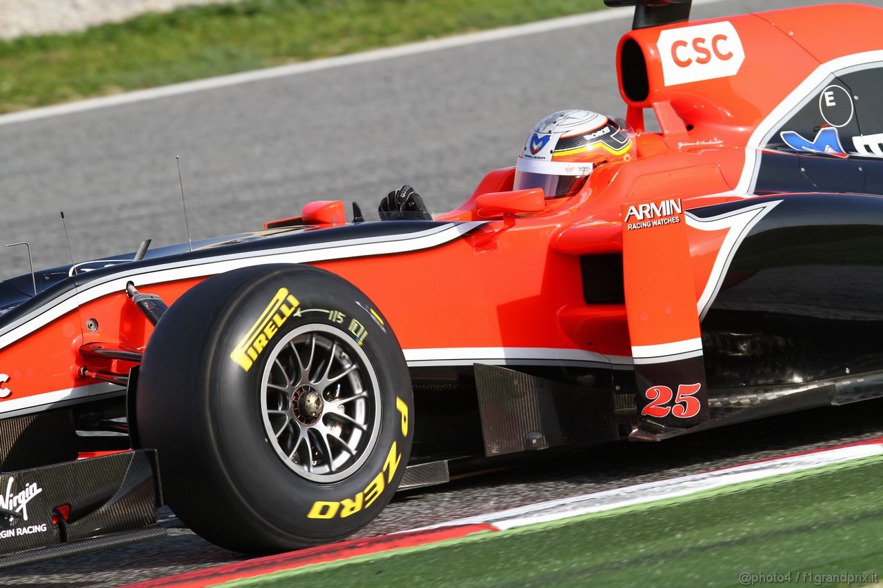 Barcelona Test Marzo 2011, 09.03.2011- Jerome D'Ambrosio (BEL), Marussia Virgin Racing VR-02 